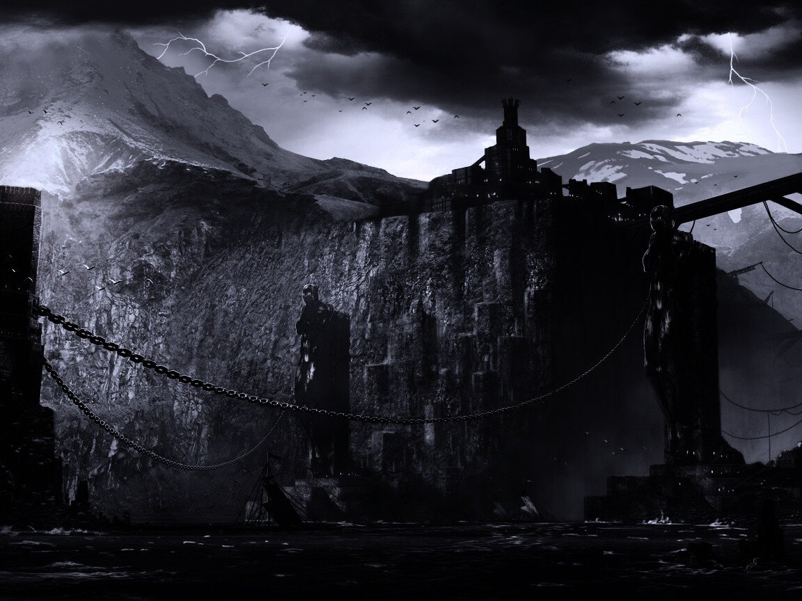 Концепт арт из Dragon Age 2 обои