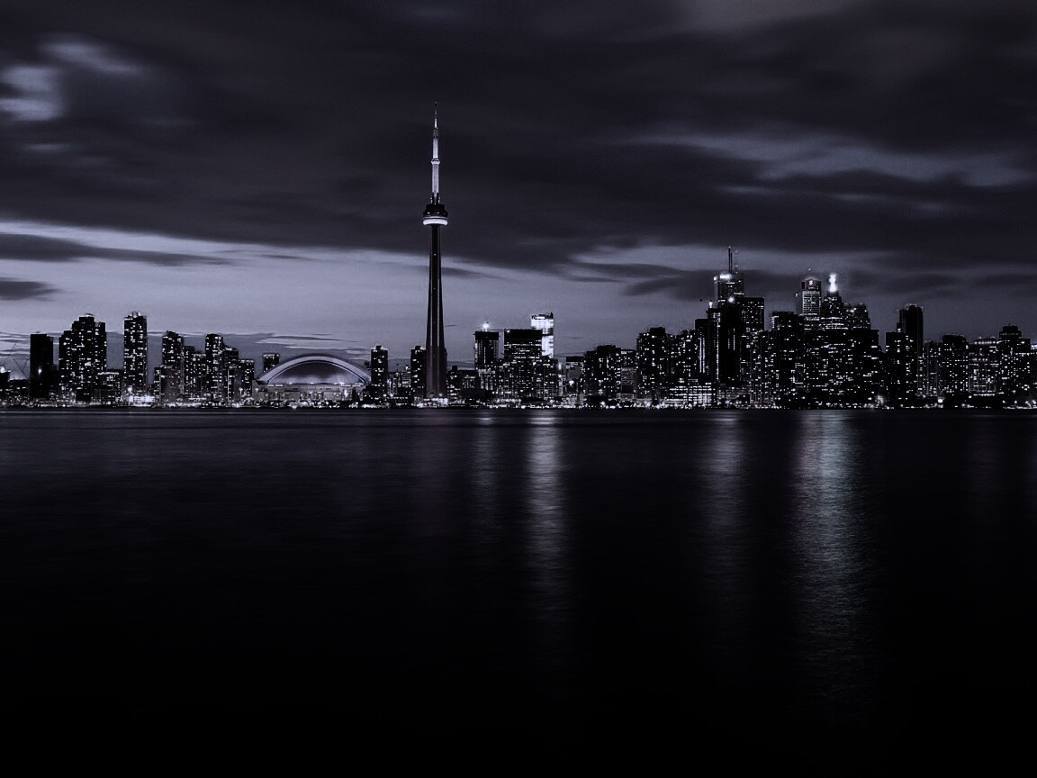 Ночной Торонто обои