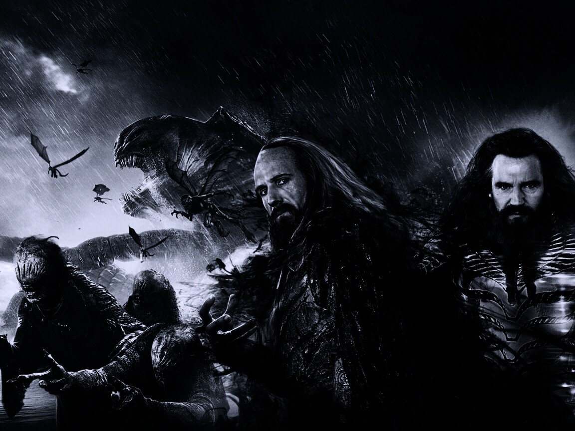 Зевс и Аид из фильма Битва Титанов обои