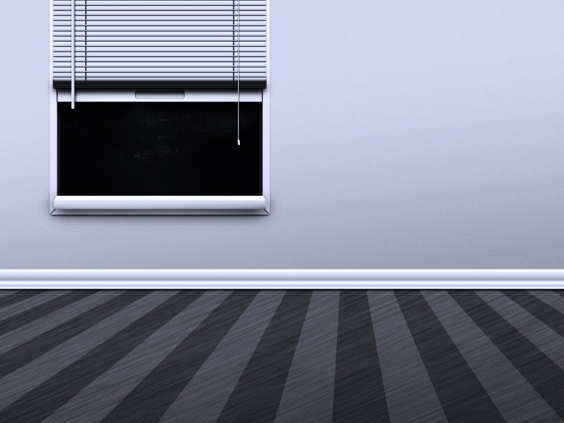 Полосатый пол и стечатое окно обои