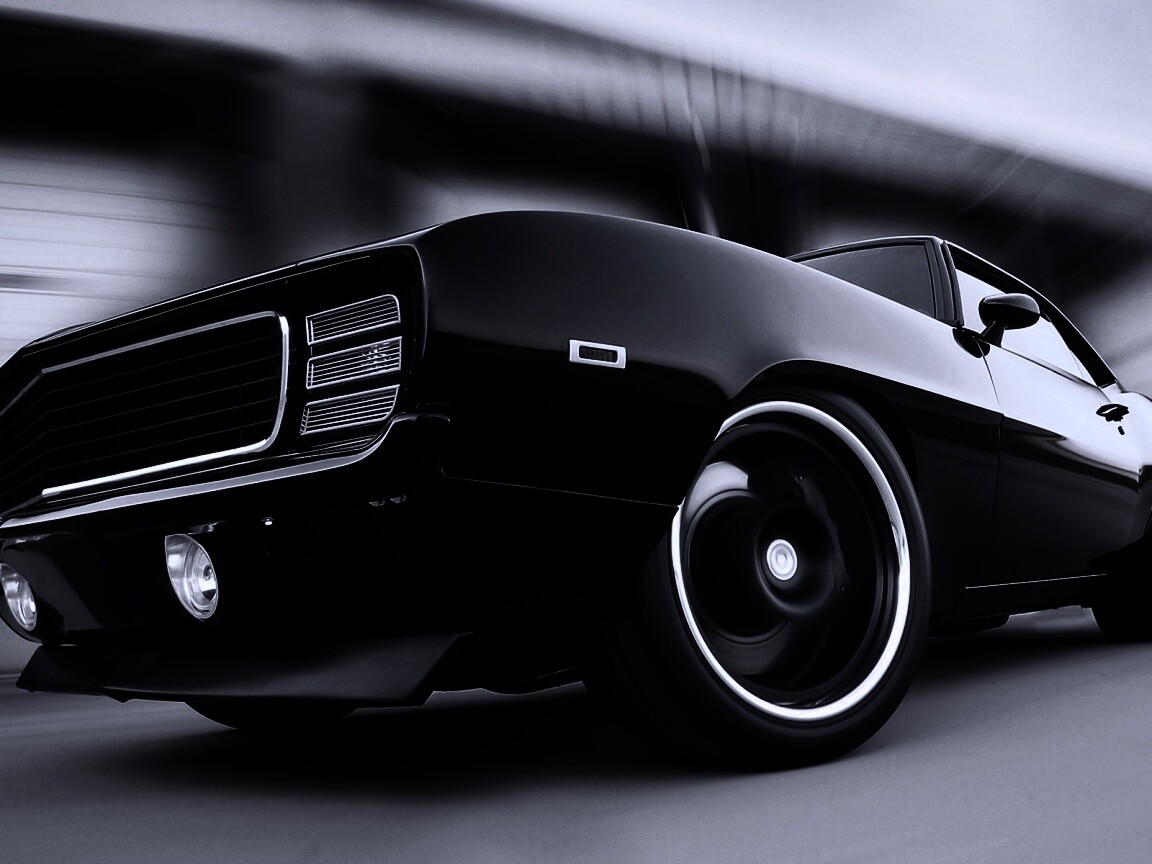 Мускул кар на повороте обои