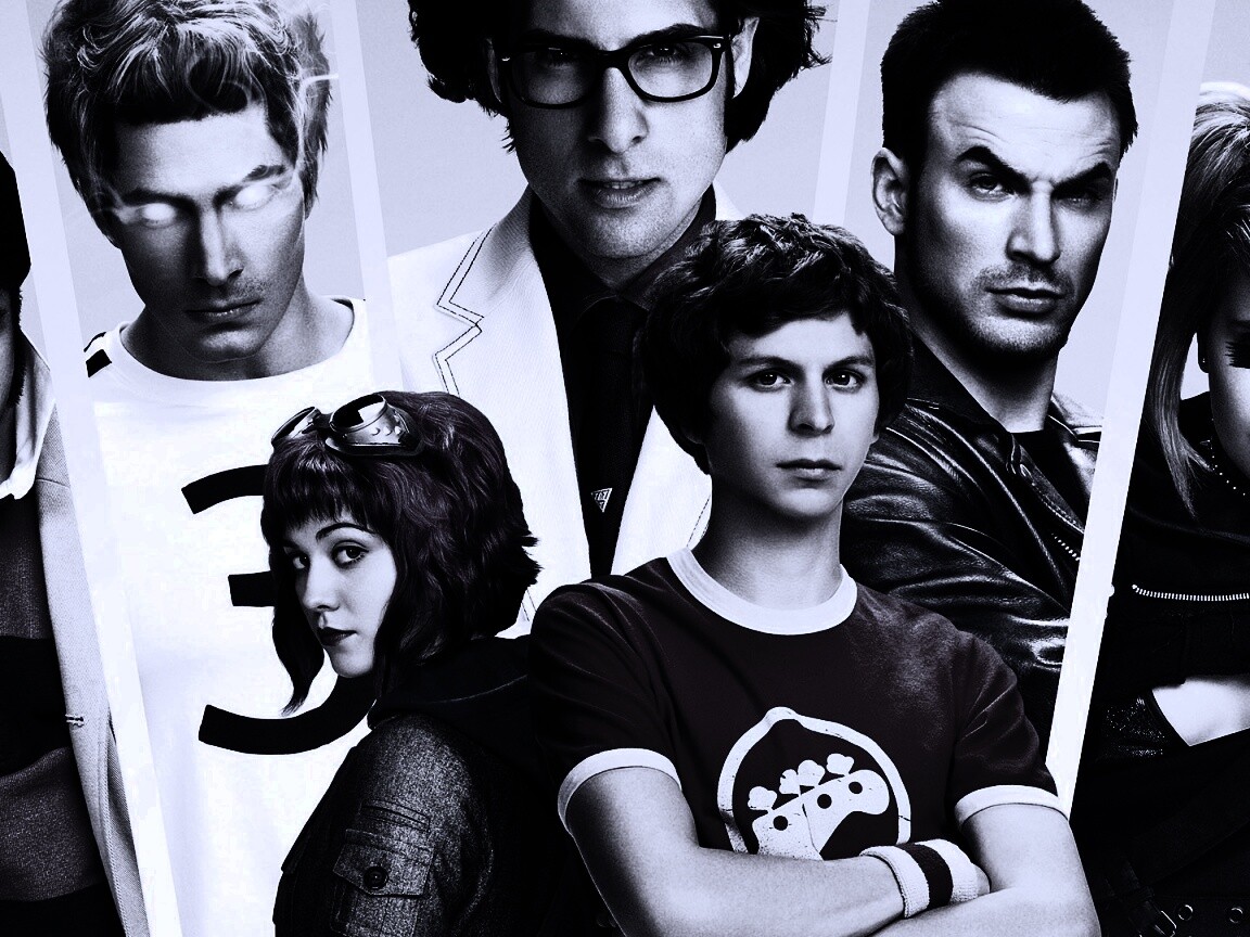 Герои фильма Скотт пилигрим против всех обои