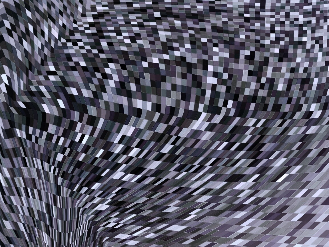 Пиксельная воронка обои