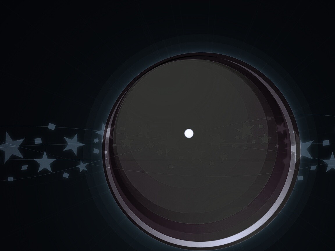 Большой красно-желтый круг обои