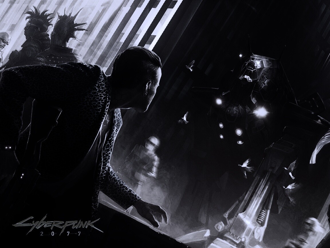 Арт из Киберпанк 2077 обои