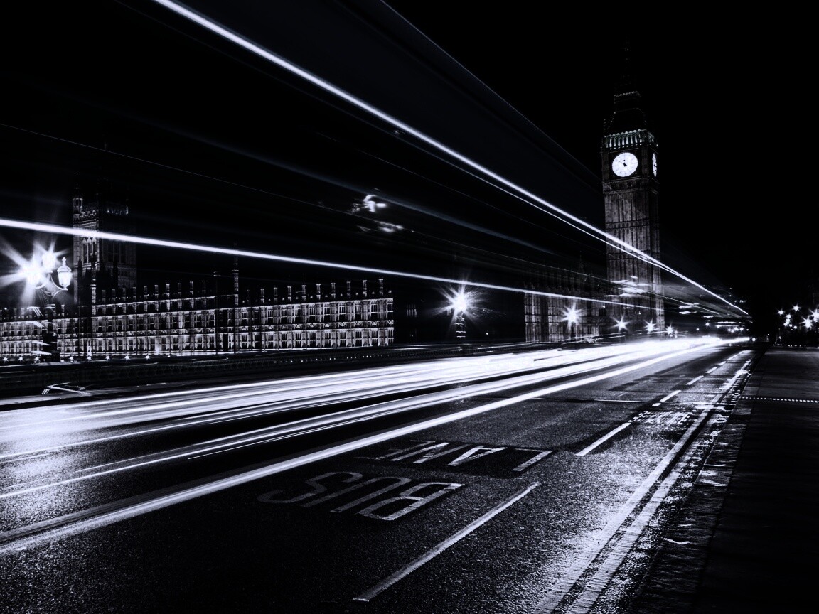 Ночной лондон обои