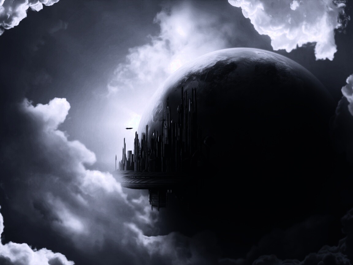 Небесный город обои