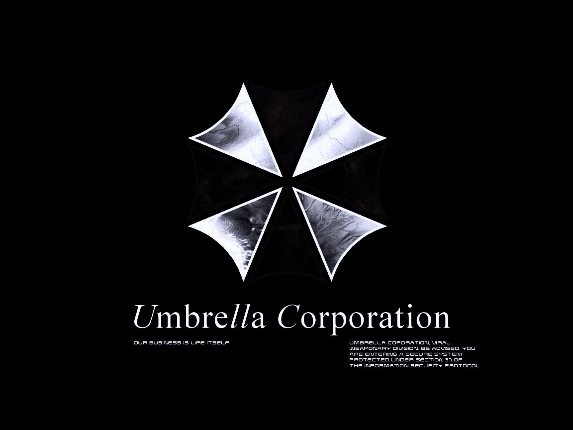 Логотип корпорации Амбрелла (Umbrella corp) обои