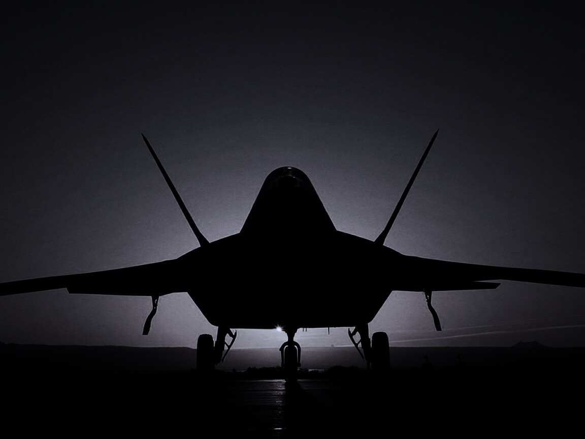 Истребитель F22 обои