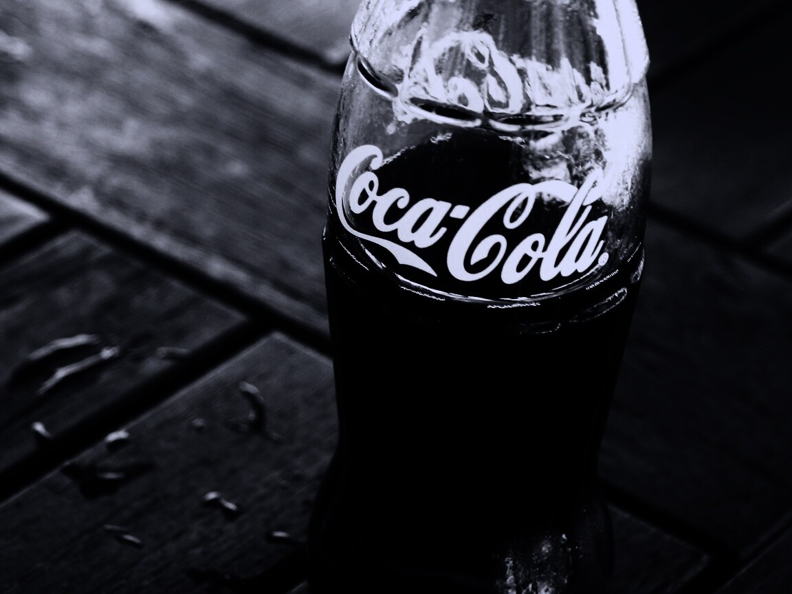 Бутылка Coca-Cola обои