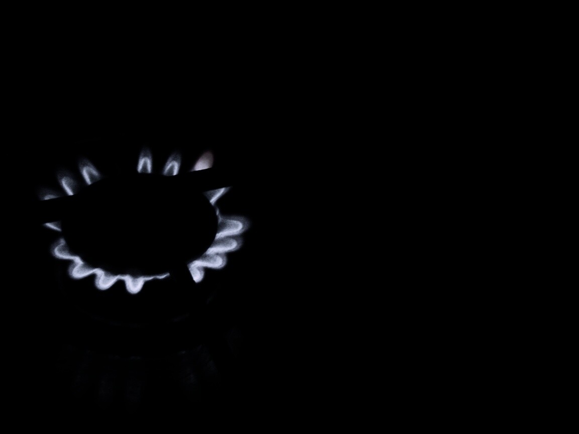 Огонь газовой горелки обои