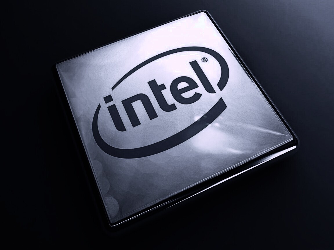 Логотип Intel обои