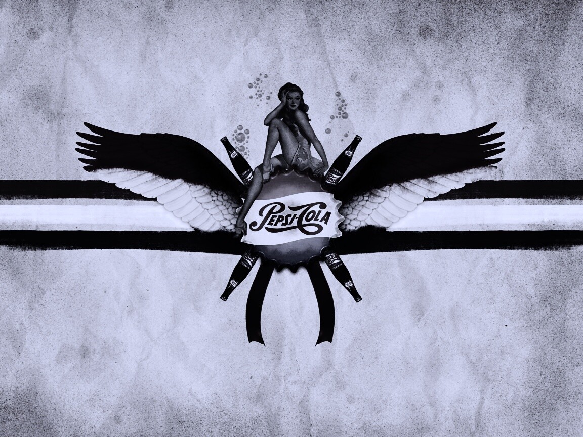 Пепси-Кола в стиле ретро обои