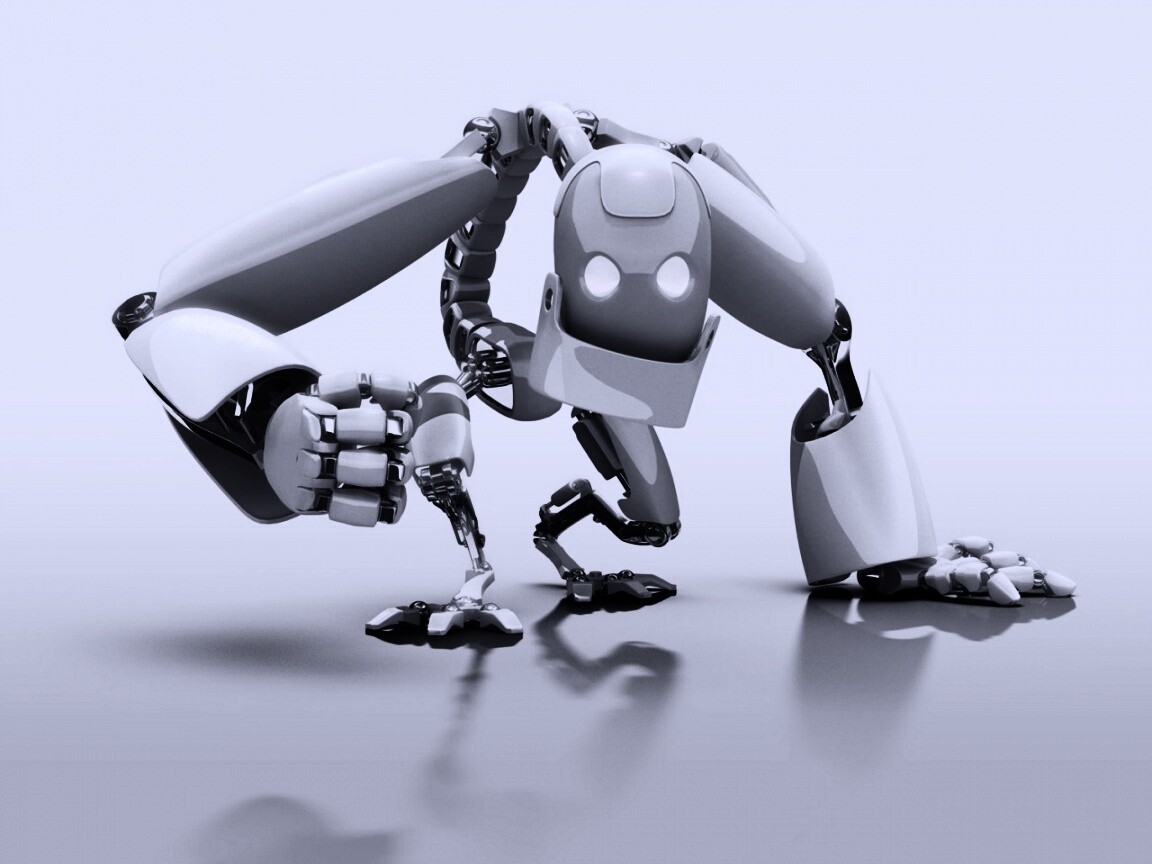 Крадущийся робот обои