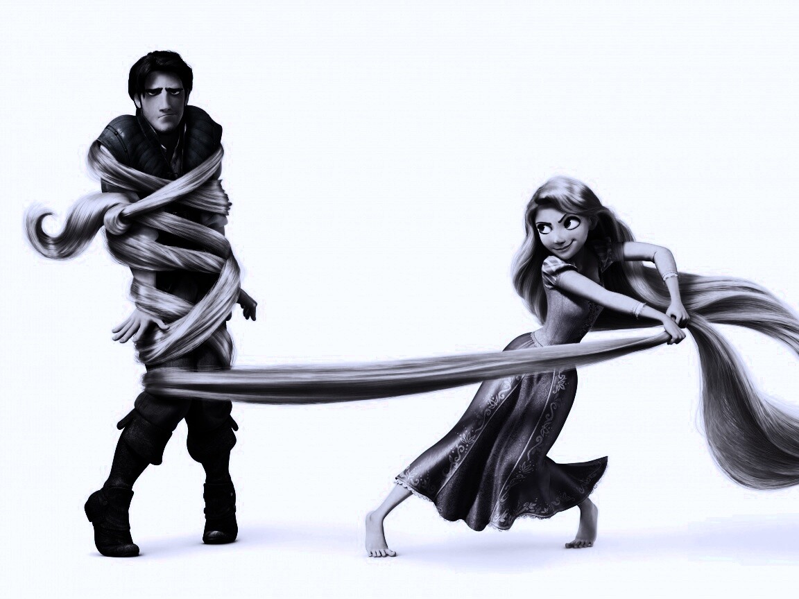 Рапунцель и пойманный Флин обои
