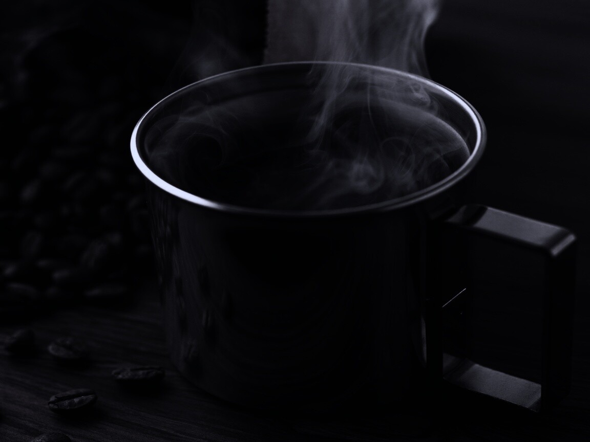 Чашка свежесваренного кофе обои