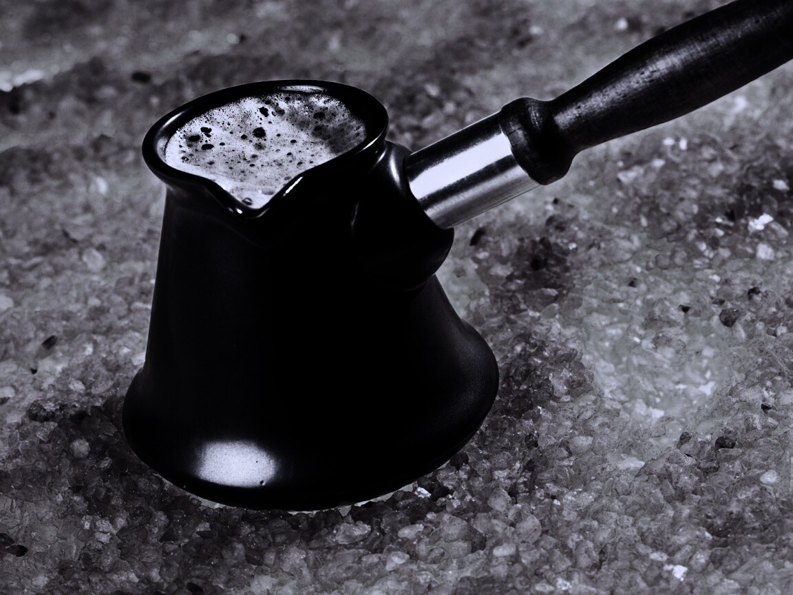 Кофе на углях обои