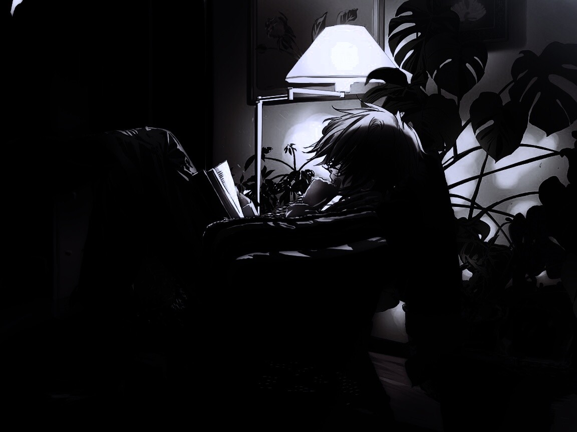 Парень с книжкой обои