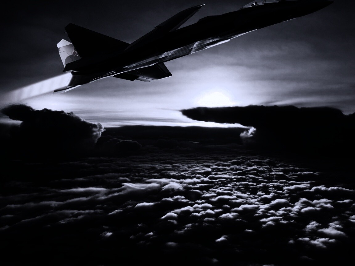 Истребители в небе обои