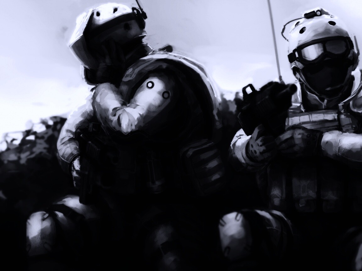 Спецназ в засаде обои