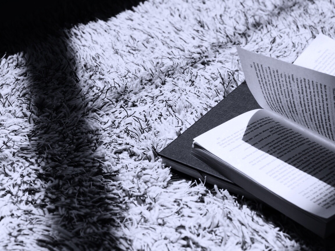 Книга на полу обои