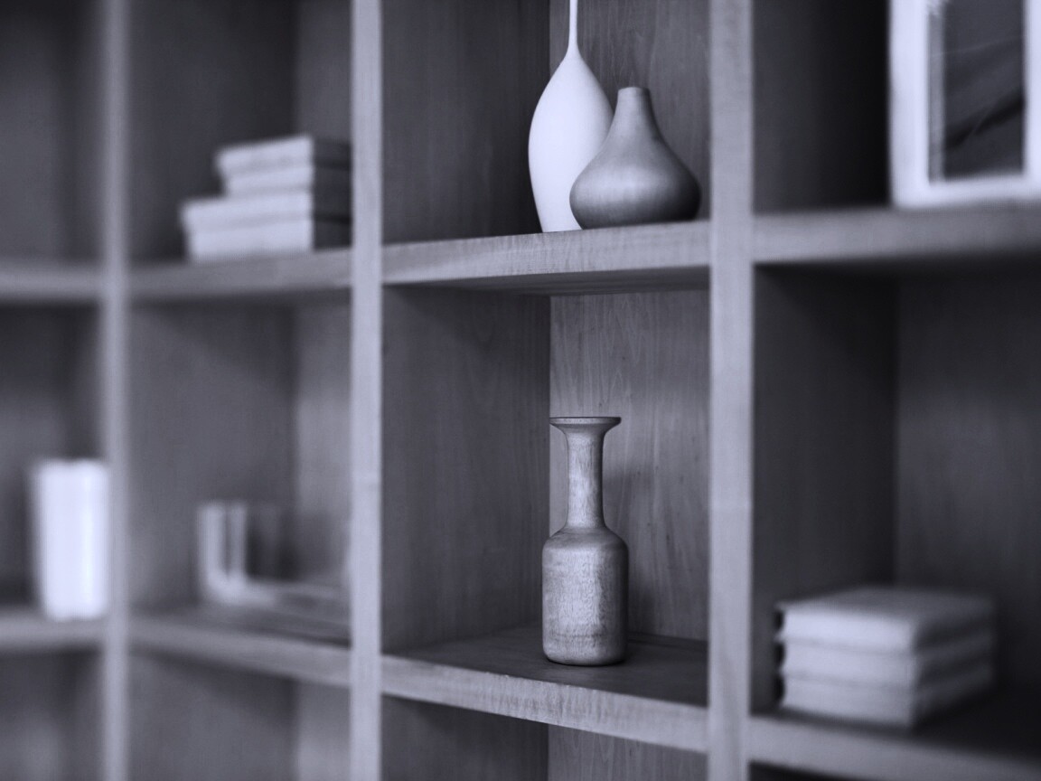 Вазы и книги обои