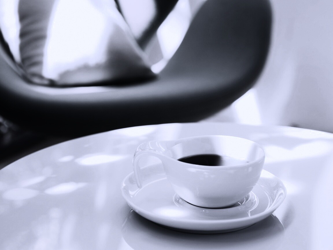 Чашка утреннего кофе обои