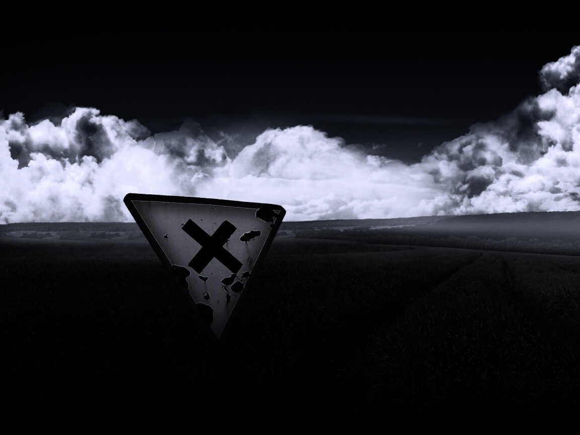 Знак с крестом обои