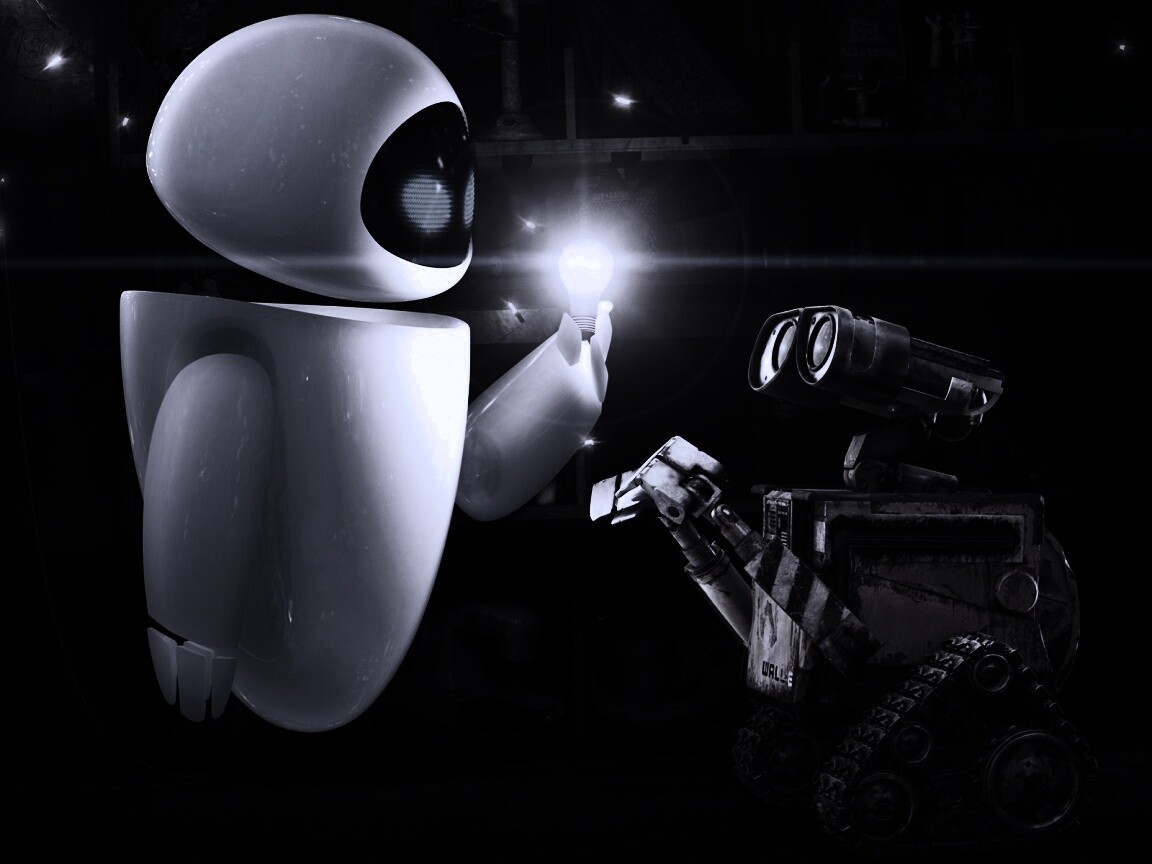 WALL-E и Ева обои