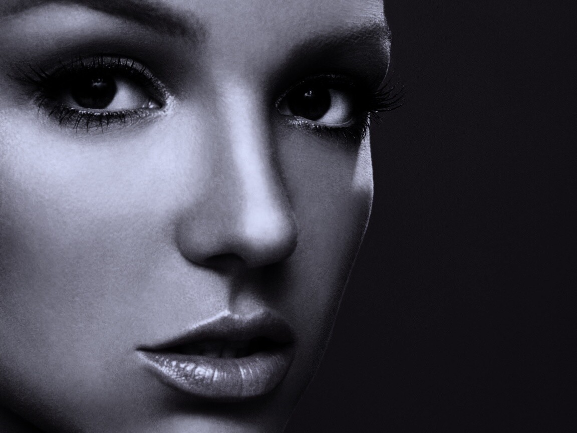 Лицо Бритни обои