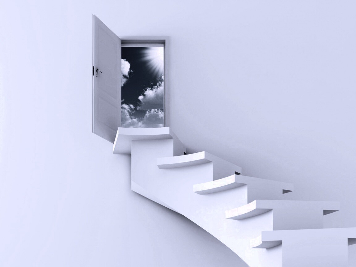 Лестница в небо обои