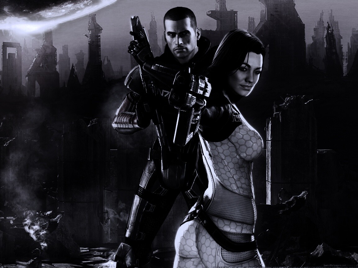 Шепард и Миранда обои