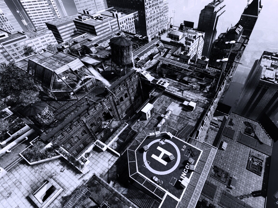 Вид сверху на карту уровня из Crysis 2 обои