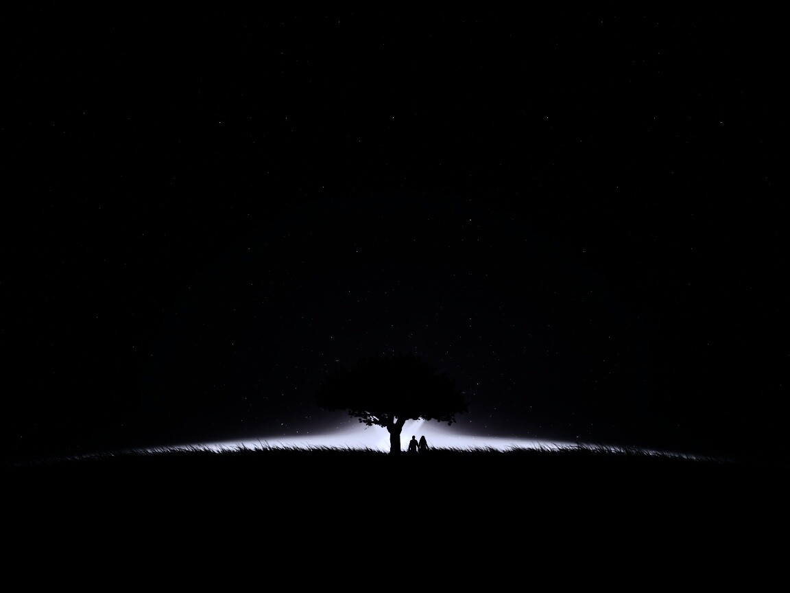 Звёздная ночь обои