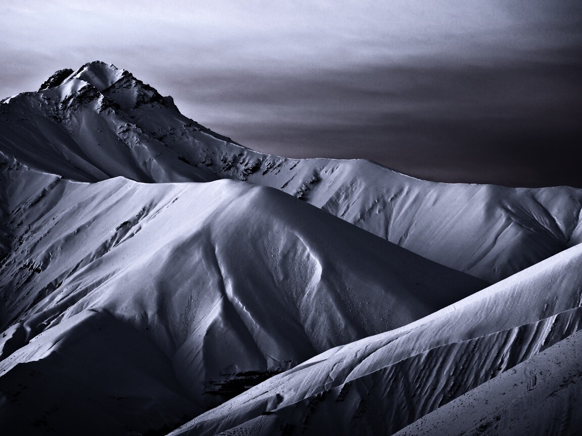 Снежные вершины обои