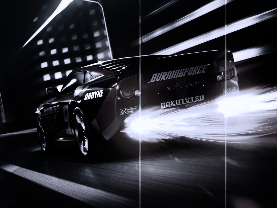 Ночное нитро обои