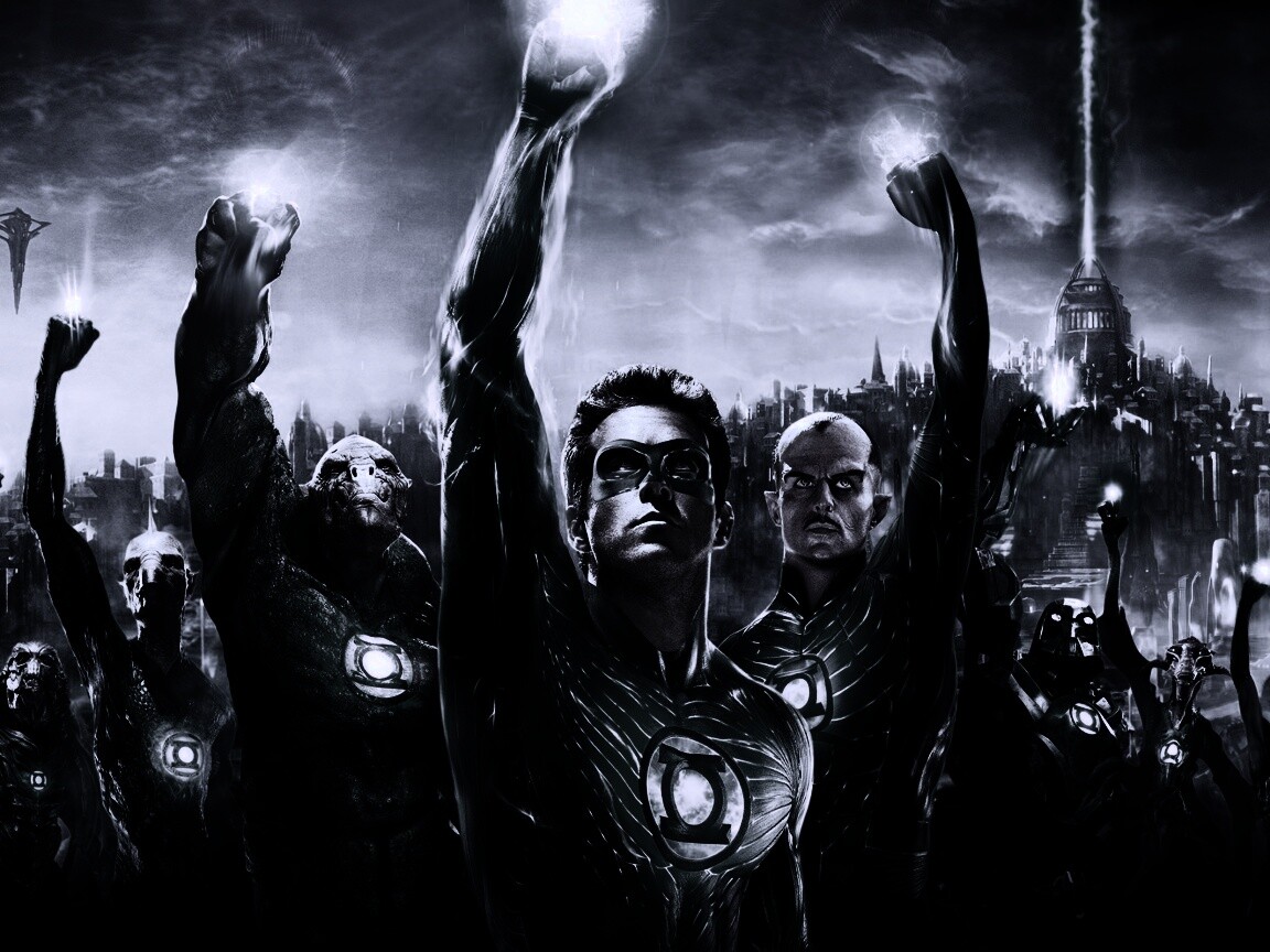 Зеленый фонарь обои