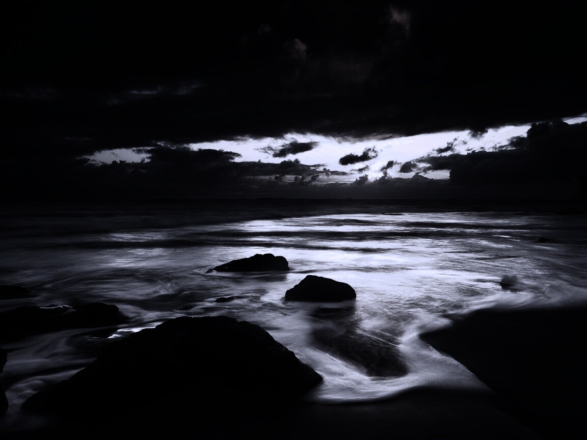 Тёмные берега обои