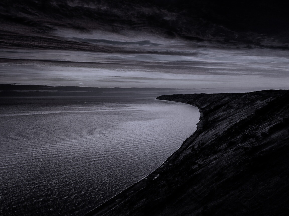 Море на закате обои