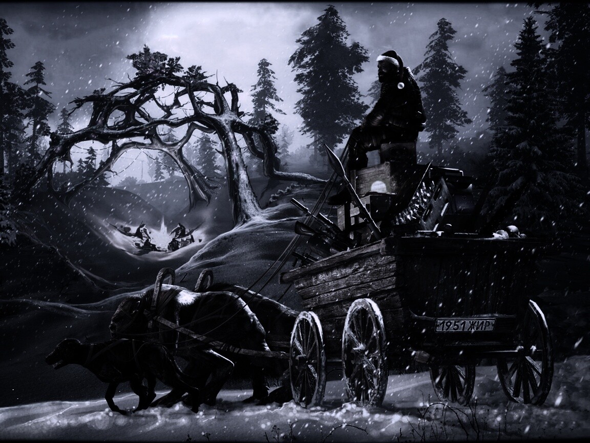 Новогодний Сталкер обои