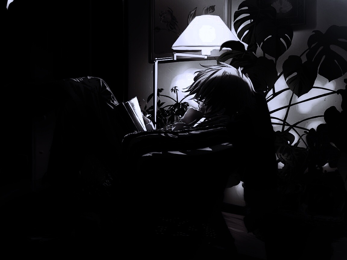 Парень чиатет книгу обои