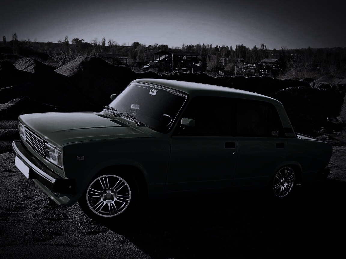 Кислотные жигули обои