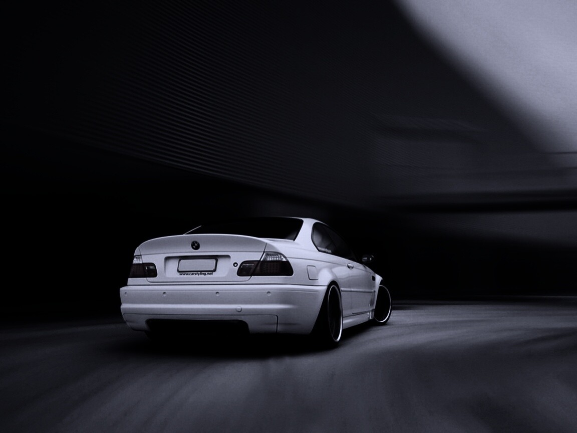 Белый БМВ обои