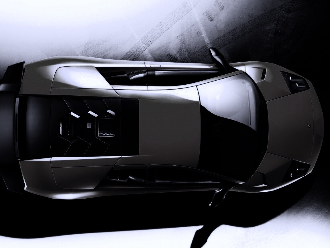 Ламборджини вид сверху обои