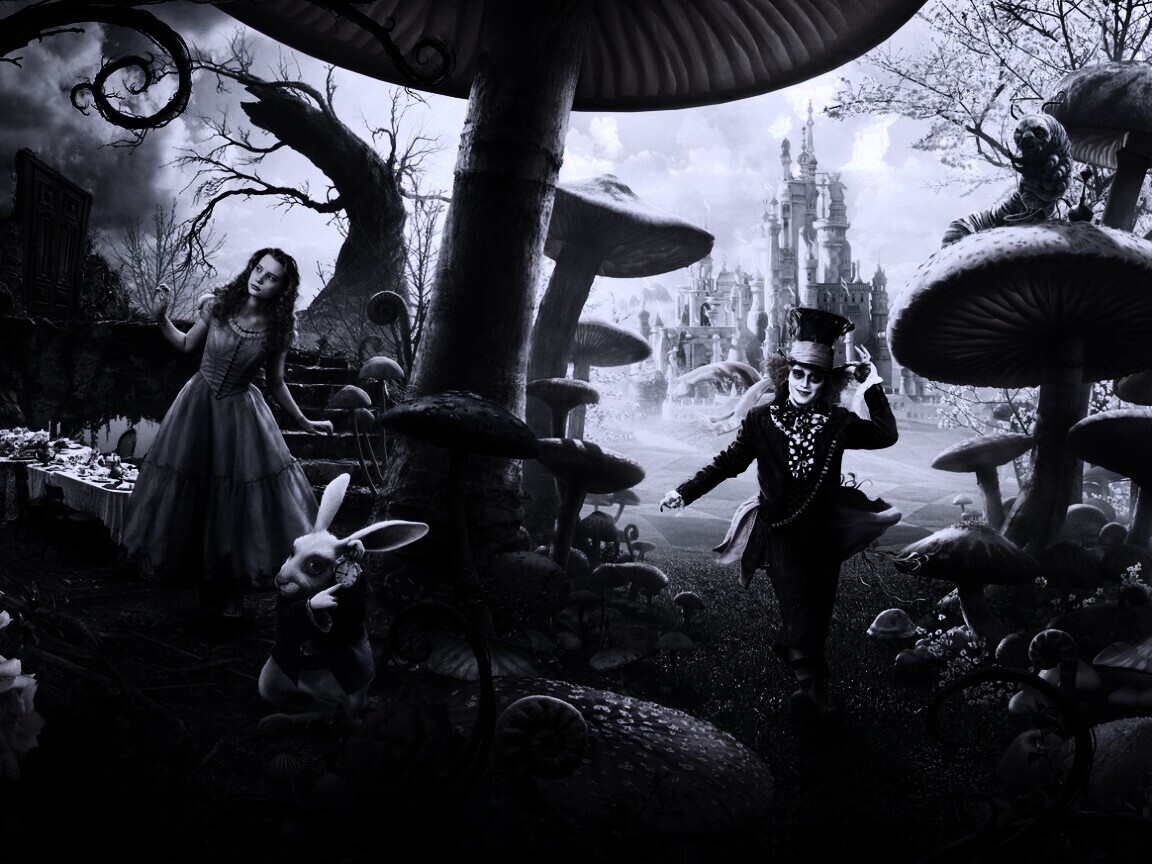 Алиса в стране чудес обои