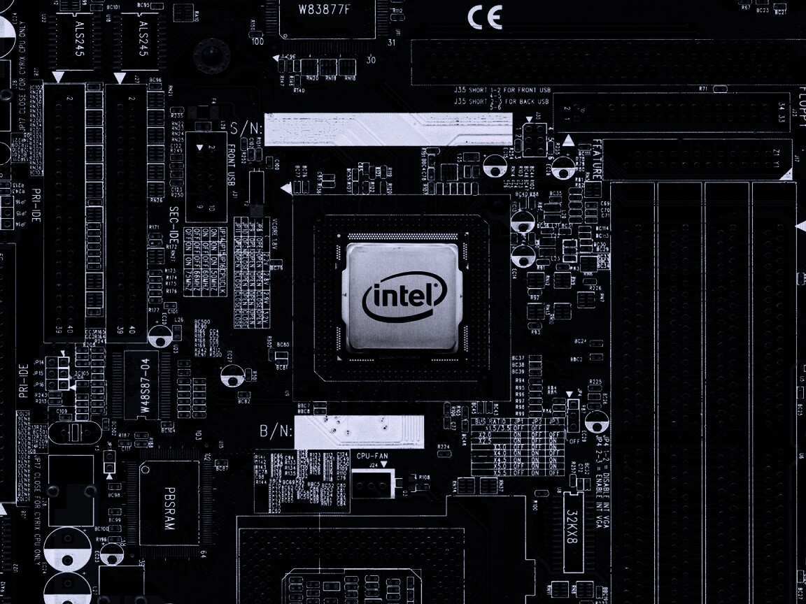 Процессор от Intel обои