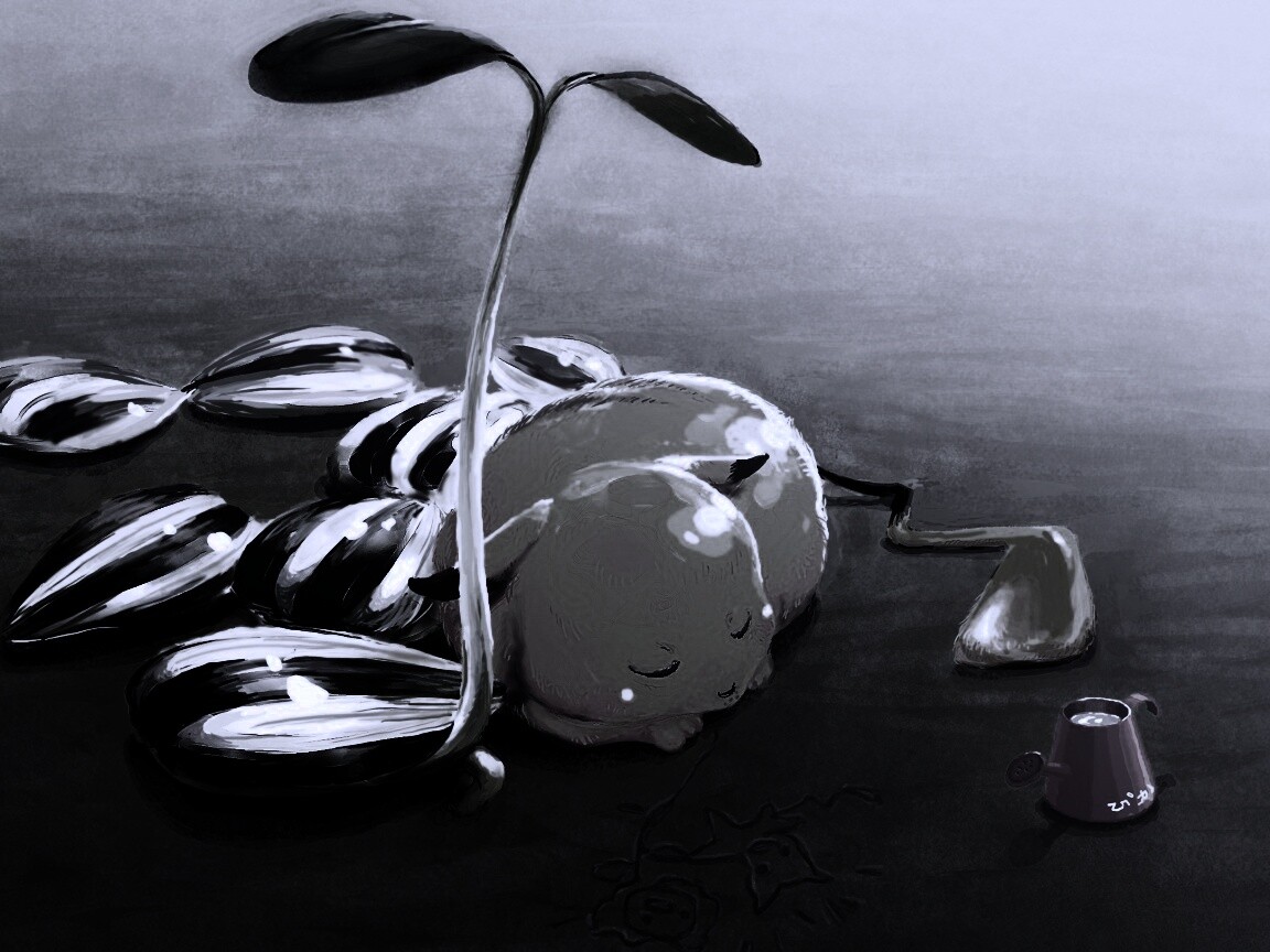 Пикачу отдыхает обои