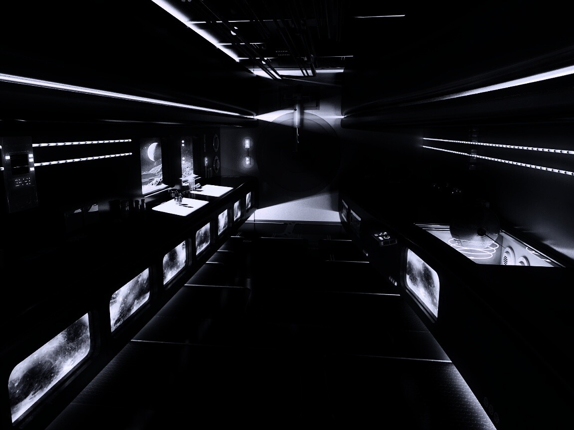 На борту космического корабля обои