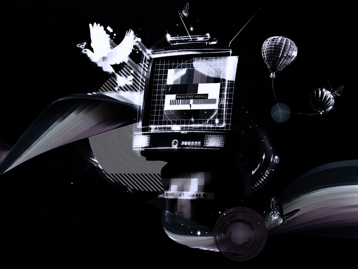 На телевизионной волне обои