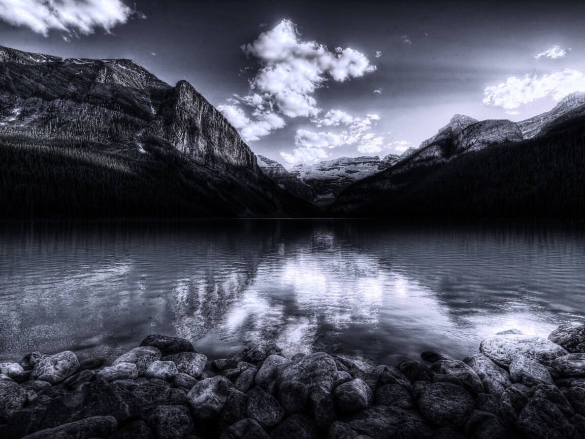 Горное озеро обои